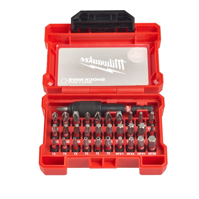 Milwaukee Shockwave Schlagfeste Bitset ShW CD Set - 32 teilig - 4932464240