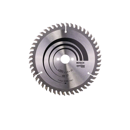 Bosch Kreissägeblatt Optiline Wood - 160x20x2,6mm - 48 Zähne