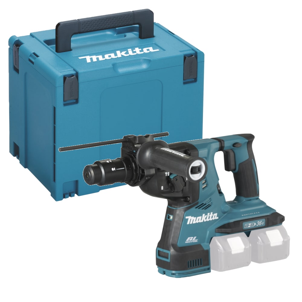Makita Akku Kombihammer - DHR281ZJ - 2x18V - SDS+ - im Makpac 4