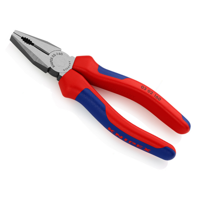 KNIPEX 0302160 Kombizange mit Mehrkomponenten Hüllen 160mm