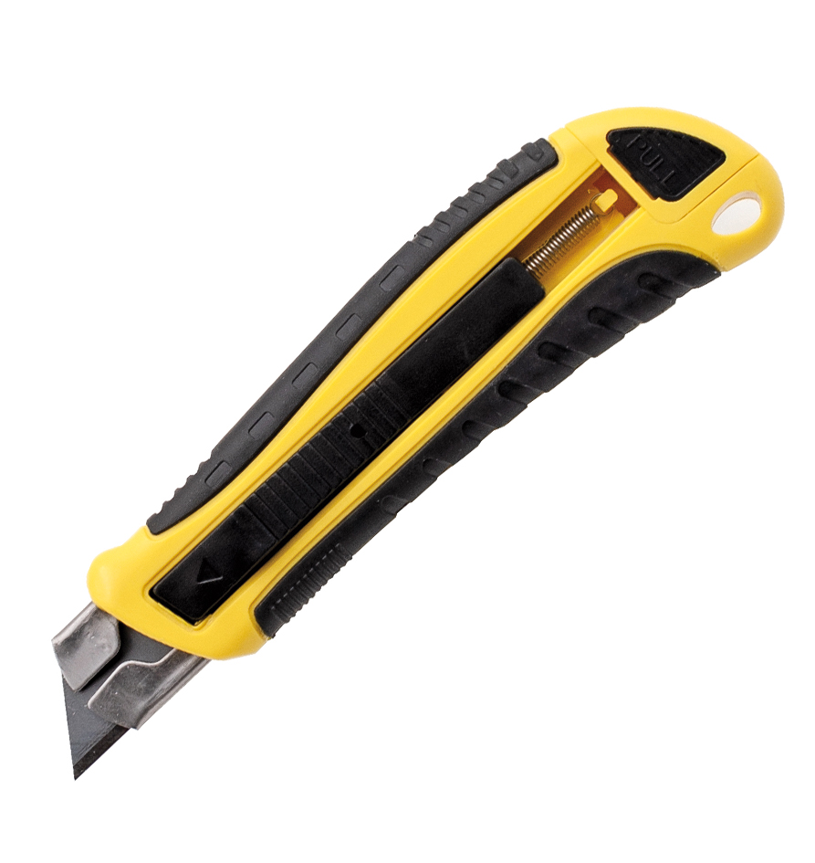 HM Müllner Sicherheits-Cutter mit Trapezklinge - Cuttermesser - T8017 - 60mm Klinge